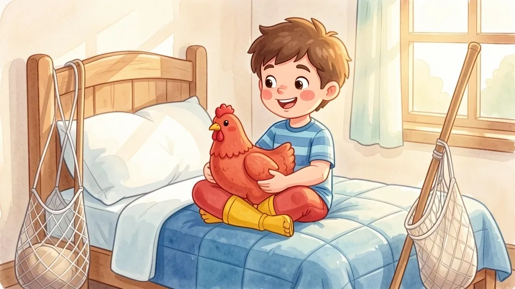 Ned and His Pet Hen story cover