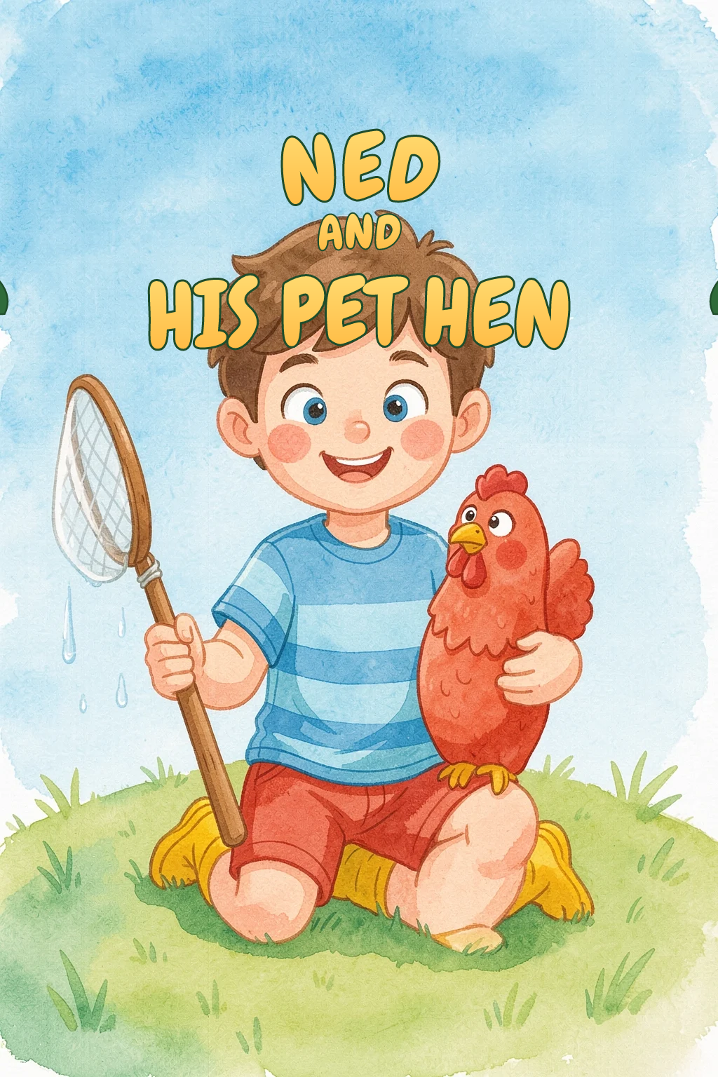 Ned and His Pet Hen story cover