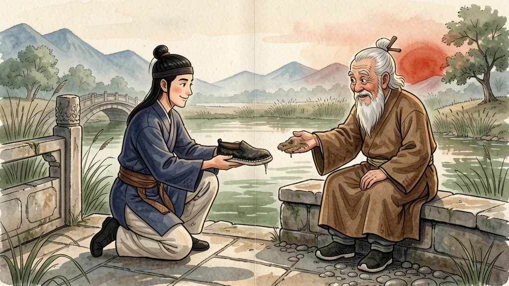 Zhang Liang Picks Up the Shoe story cover